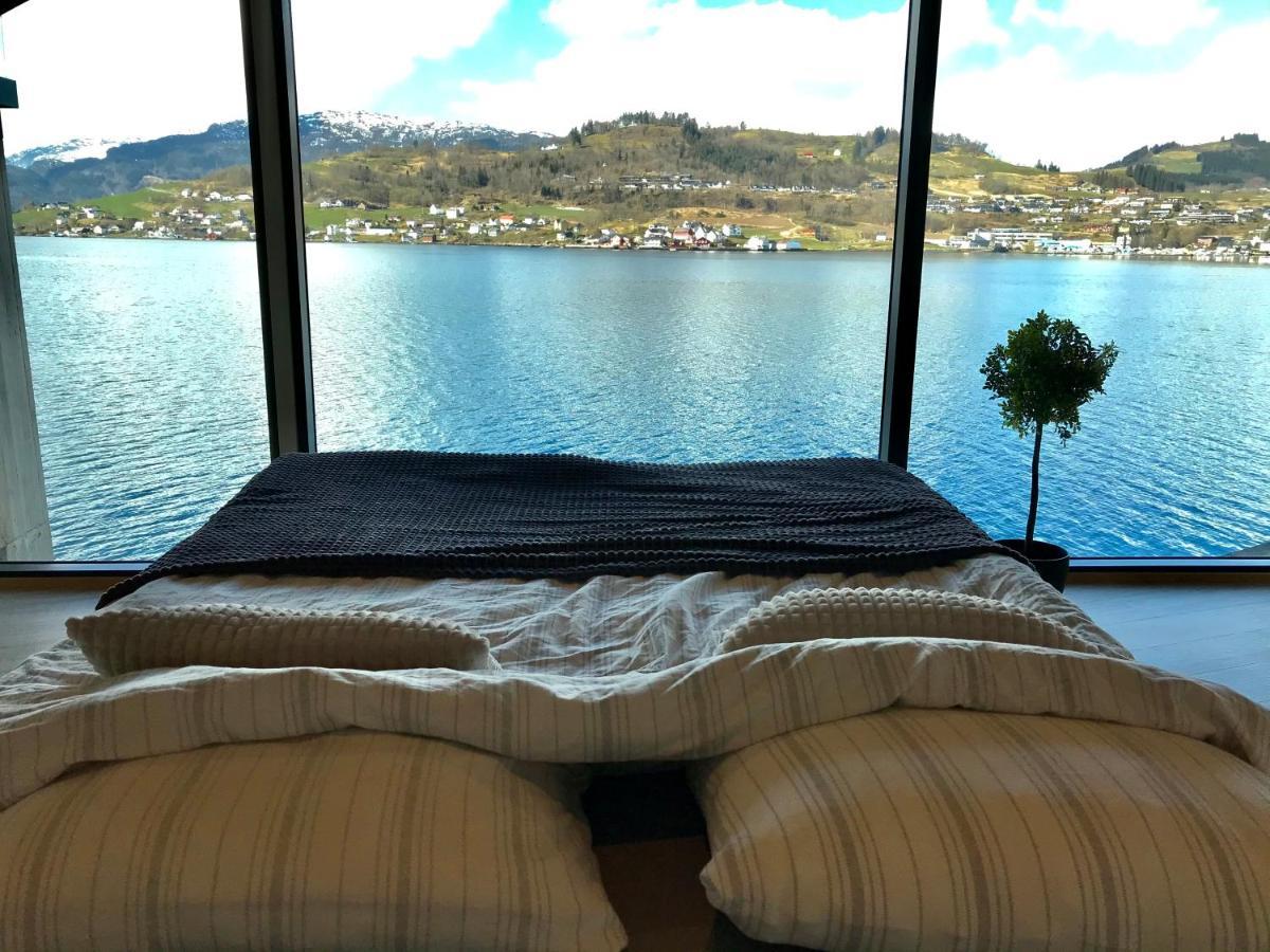 Panoramaresort In Hardangerfjorden Leilighet I Sjokanten Ved Hardangerfjorden For 7 Personer Boat , Sauna,Kajak, Sup For Rent Ойстезе Экстерьер фото